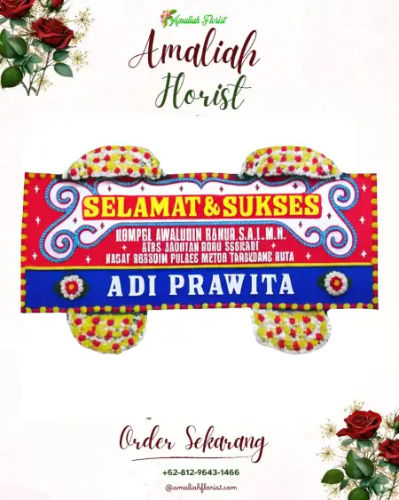 Papan Bunga Ucapan Selamat Cerenti