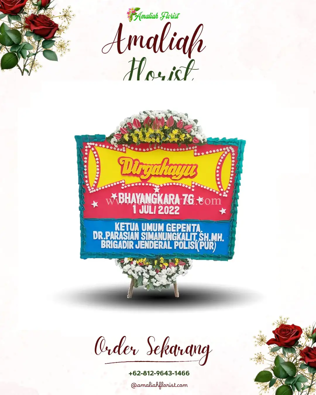 Papan Bunga HUT Ulang Tahun Cerenti